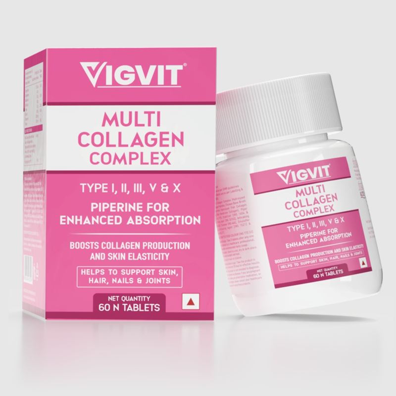 MULTI COLLAGEN COMPLEX (TYPE I, II, III, V & X PIPERINE)