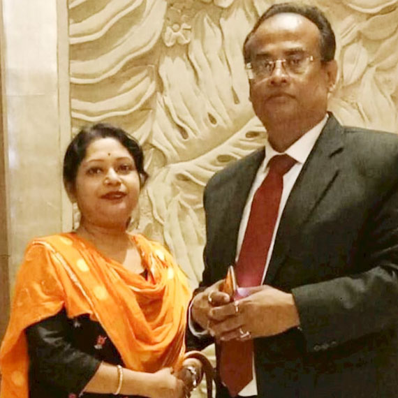 Jhumu Dhar and Arun Dhar